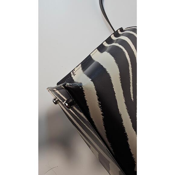 COACH Willow 24 Zebra Print Tote Leather - Picture 11 of 13